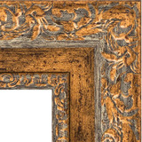 Зеркало с фацетом в багетной раме "Виньетка античная бронза"