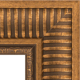 Зеркало с фацетом в багетной раме "Бронзовый акведук"
