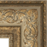 Зеркало с фацетом в багетной раме "Виньетка античная бронза" 109 мм