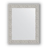 Зеркало в багетной раме "Волна алюминий"
