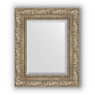 Зеркало с фацетом в багетной раме "Виньетка античное серебро"