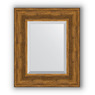 Зеркало с фацетом в багетной раме "Травленая бронза" 99 мм