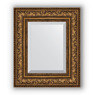 Зеркало с фацетом в багетной раме "Виньетка состаренная бронза" 109 мм