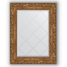 Зеркало с гравировкой в багетной раме "Виньетка бронзовая"