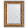 Зеркало с гравировкой в багетной раме "Виньетка античная бронза"