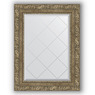 Зеркало с гравировкой в багетной раме "Виньетка античная латунь"