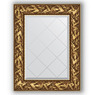 Зеркало с гравировкой в багетной раме "Византия золото" 