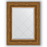 Зеркало с гравировкой в багетной раме "Травленая бронза" 99 мм