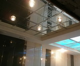 Зеркальный потолок Серебро, Бронза, Графит (595х595 мм) с фацетом 20 мм