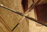 Зеркальный потолок Серебро, Бронза, Графит (295х295 мм) с фацетом 20 мм